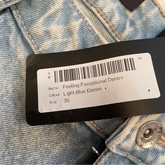 Vero Moda-Feeling Exceptional-Light Blue-Brenda-Denim Jeans-NWT-Size 36x27 - Picture 11 of 11